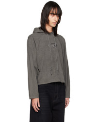 Ottolinger Gray Embroidered Hoodie
