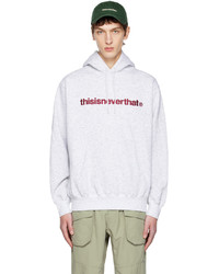 thisisneverthat Gray Embroidered Hoodie
