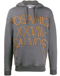 Moschino Roman Embroidery Knitted Hoodie