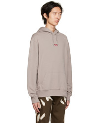 424 Taupe Embroidered Hoodie