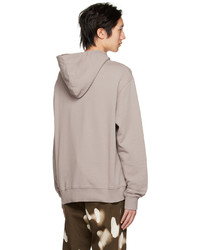424 Taupe Embroidered Hoodie