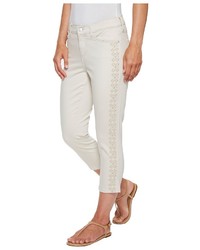 NYDJ Alina Capris W Embroidery In Clay Jeans