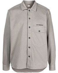 C.P. Company Embroidered Logo Cotton Shirt