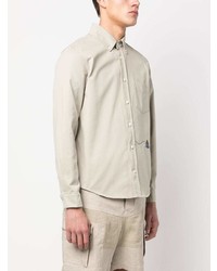 Nick Fouquet Motif Embroidered Long Sleeve Shirt