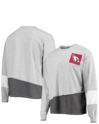 REFRIED APPAREL Gray Arizona Cardinals Sustainable Angle Long Sleeve T Shirt