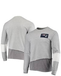 REFRIED APPAREL Heather Gray New England Patriots Sustainable Angle Long Sleeve T Shirt At Nordstrom