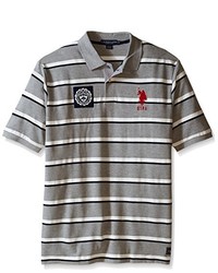 U.S. Polo Assn. Big Tall Sporty Tri Stripe Pique Polo Shirt