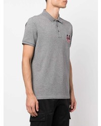 Moncler Embroidered Logo Short Sleeve Polo Shirt