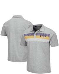 Colosseum Heathered Gray Lsu Tigers Stinson Polo In Heather Gray At Nordstrom
