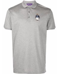 Ralph Lauren Purple Label Logo Embroidered Cotton Polo Shirt