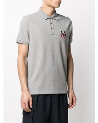 Moncler Logo Embroidered Polo Shirt