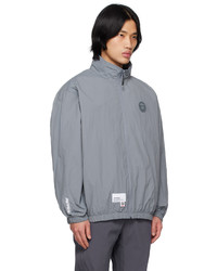 AAPE BY A BATHING APE Gray Embroidered Jacket
