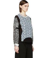 Viktor And Rolf Back Embroidered Panel Blouse