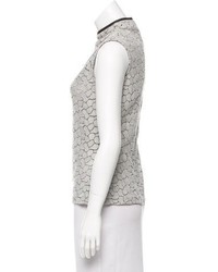 Yigal Azrouel Yigal Azroul Sleeveless Embroidered Top
