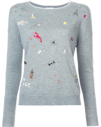 Joie Eloisa Embroidered Sweater