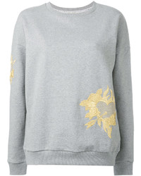 EACH X OTHER Floral Embroidered Sweatshirt