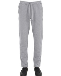 Dolce & Gabbana Crown Embroidered Cotton Jogging Pants