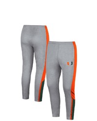 Colosseum Gray Miami Hurricanes Up Top Pants