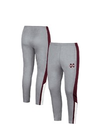Colosseum Gray Mississippi State Bulldogs Up Top Pants