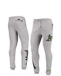 PRO STANDARD Gray Oakland Athletics Logo Jogger Pants At Nordstrom