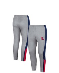 Colosseum Gray Ole Miss Rebels Up Top Pants