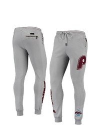 PRO STANDARD Gray Philadelphia Phillies Logo Jogger Pants