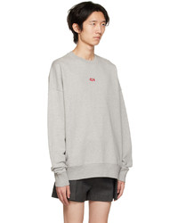 424 Gray Embroidered Sweatshirt