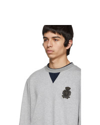 Dolce and Gabbana Grey Cashmere Plain Sweatshirt