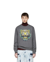 Kenzo Grey Limited Edition Dragon Tiger Sweatshirt