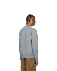 MONCLER GRENOBLE Grey Logo Sweatshirt