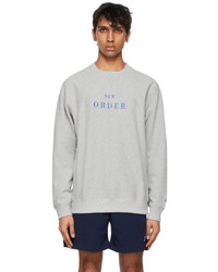 Noah Grey New Order Edition Embroidered True Faith Sweatshirt