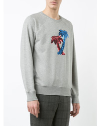 Marc Jacobs Sequin Embroidered Palm Tree Sweatshirt
