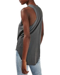 Topshop Embroidered Loose Tank