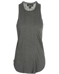 Topshop Embroidered Loose Tank