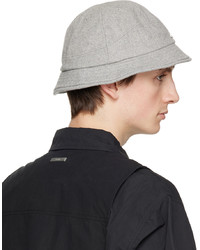 C2h4 Gray Curvilinear Bucket Hat