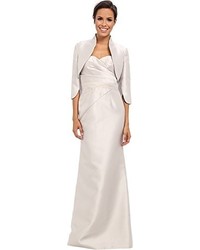 Adrianna Papell Strapless Gown With Bolero