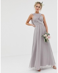ASOS DESIGN Bridesmaid Cross Front Soft Drape Maxi Dress