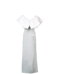 Christian Siriano Oversized Collar Maxi Gown