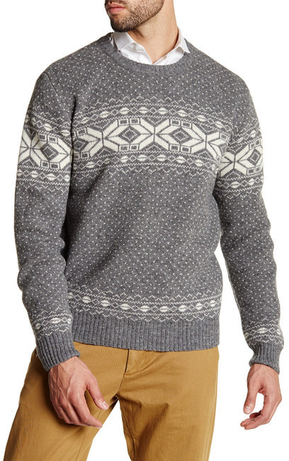 Barque Fair Isle Knit Sweater, $154 | Nordstrom Rack | Lookastic