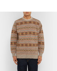 Cordings Fair Isle Shetland Wool Sweater