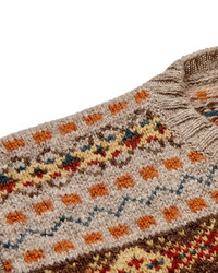 Cordings Fair Isle Shetland Wool Sweater