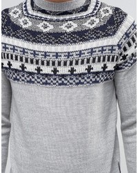 French Connection Fair Isle Holidays Sweater