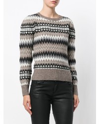 Marc Jacobs Fair Isle Puff Sleeve Sweater