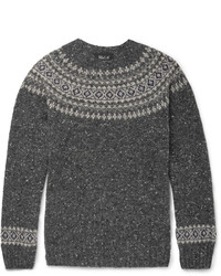 Howlin Fair Isle Mlange Wool Sweater