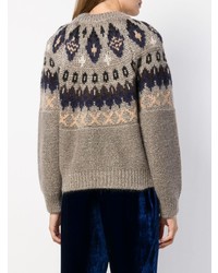 Forte Forte Lurex Nordic Knit Sweater