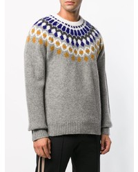 Joseph Pattern Knitted Sweater