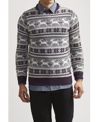 Soul Star Reindeer Crew Sweater
