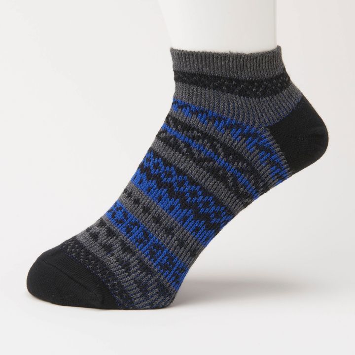 Uniqlo Fair Isle Short Socks, $3 | Uniqlo | Lookastic