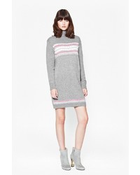 French Connection Florence Fairisle Jumper Dress