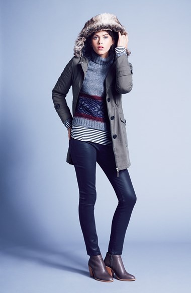 Treasurebond Fair Isle Funnel Neck Sweater, $78 | Nordstrom | Lookastic